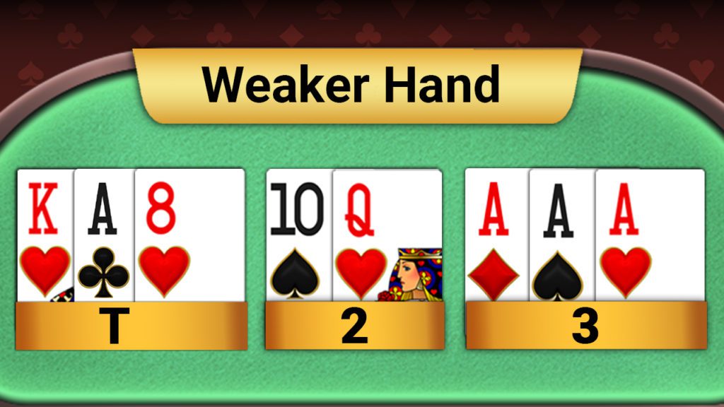 weaker hand